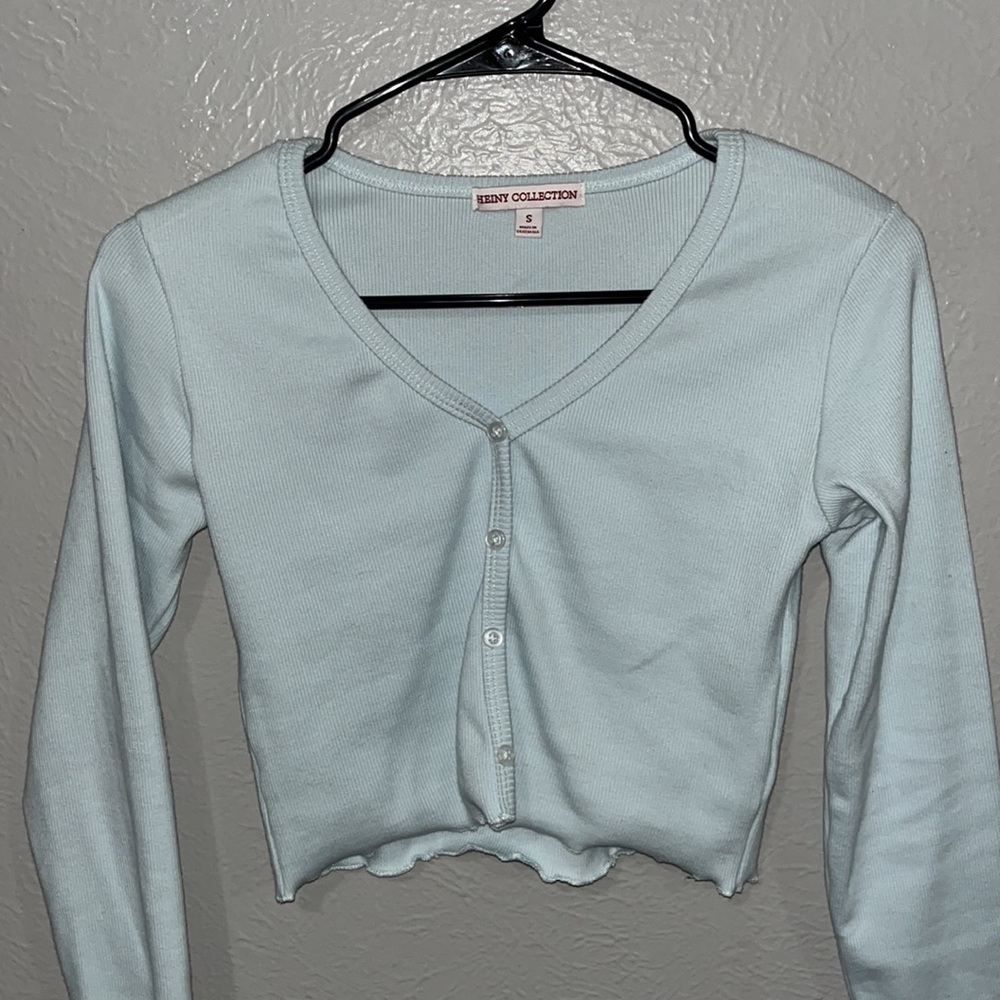 light blue long sleeve shirt!